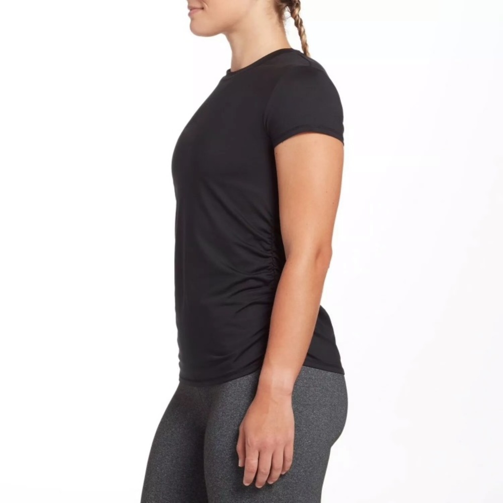 NEW Calia Flow Short Sleeve Ruched Side T-Shirt - Picture 1 of 8